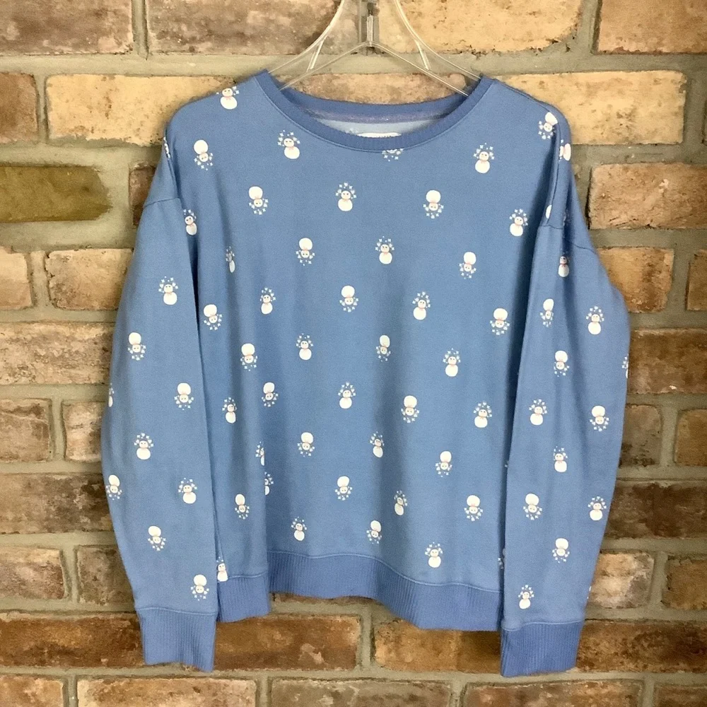 LC LAUREN CONRAD Intimates Snowman Sweater SZ-M - Picture 8 of 9